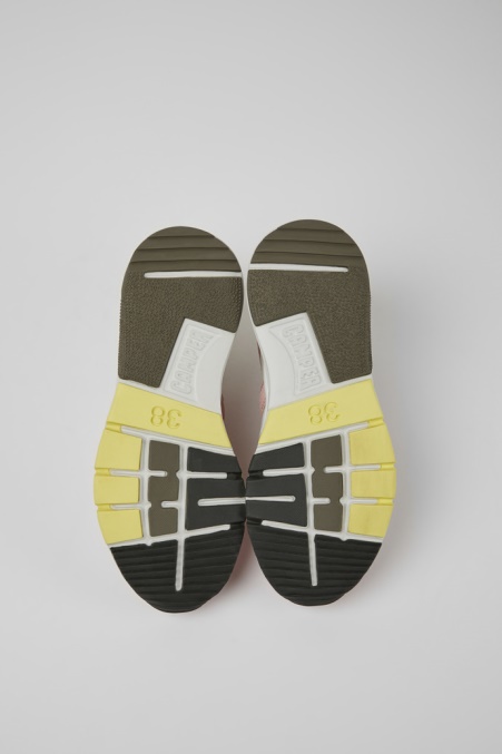 Design Drift Damenschuhe Aus Textil Und Nubukleder In Weiß Und Rosa Camper De