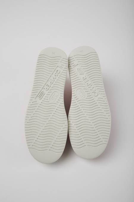 Runner K21 Rot Und Blau Bedruckte Ledersneaker Für Damen Exklusiv Camper De