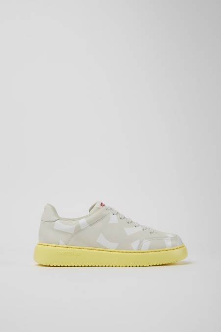 Camper De Runner K21 Weiße Ledersneaker Für Damen Neu Eingetroffen