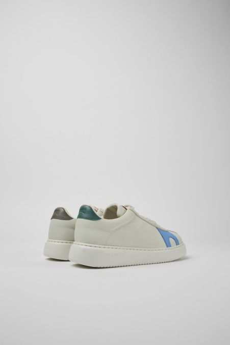 Camper De Design Twins Sneaker Aus Weißem, Ungefärbtem Leder Für Damen