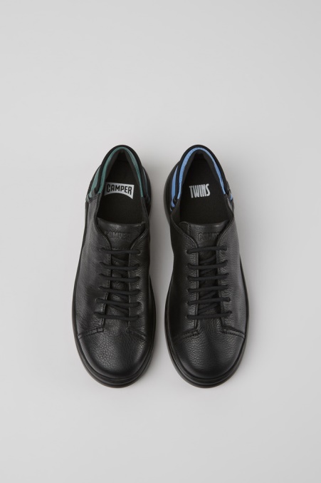 Design Twins Schwarze Ledersneaker Für Damen Camper De