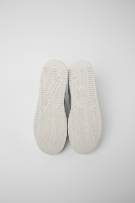 Runner K21 Damenturnschuhe Aus Hellblauem Leder Und Wildleder Camper De Neu Eingetroffen