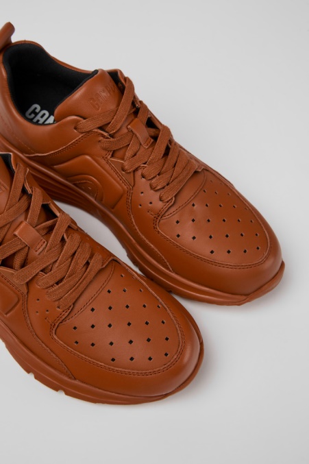 Drift Rote Ledersneaker Für Damen Exklusiv Camper De