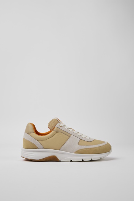 Exklusive Camper De Drift Beige Weiße Und Braune Sneakers Für Damen