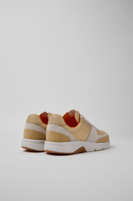 Exklusive Camper De Drift Beige Weiße Und Braune Sneakers Für Damen