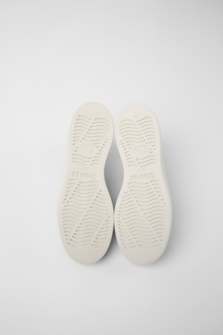 Exklusive Camper De Runner Up Burgunderrote Damenturnschuhe Aus Leder