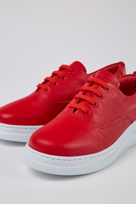 Design Runner Up Rote Ledersneaker Für Damen Camper De