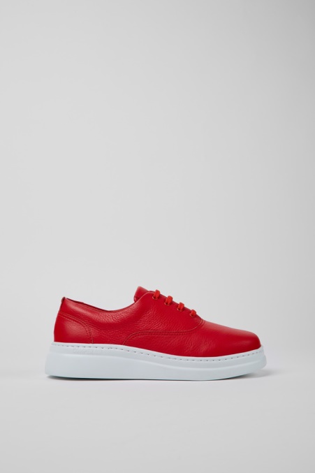 Design Runner Up Rote Ledersneaker Für Damen Camper De