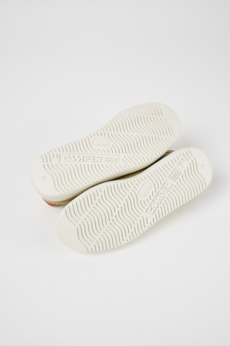 Camper De Design Runner K21 Beige Wildleder- Und Lederturnschuhe