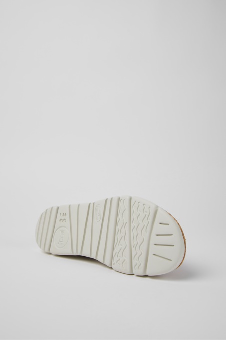 Camper De Design Oruga Grüne Textilsandalen Für Damen