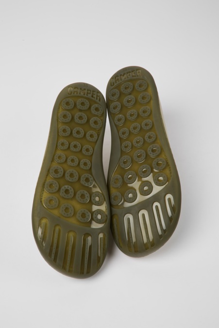 Camper De Peu Graue Lederschuhe Damen Neu Eingetroffen