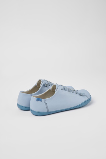 Camper De Design Peublaue Lederschuhe Für Damen