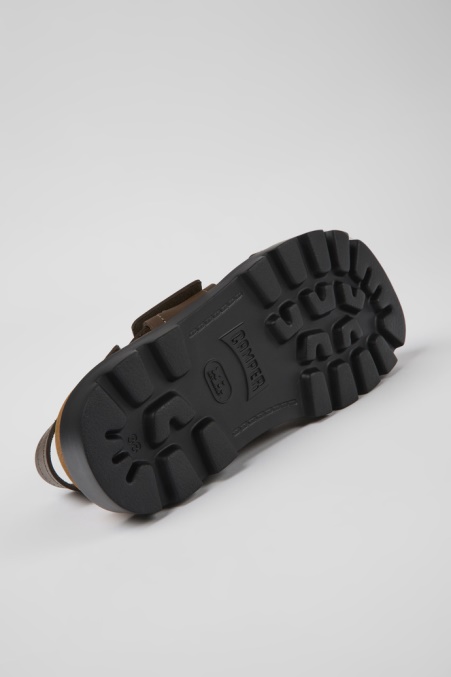 Camper De Brutus Sandale Braune Ledersandalen Für Damen Neu Eingetroffen