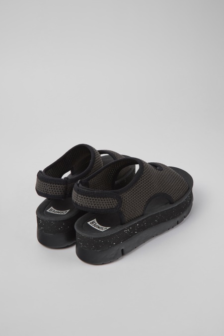 Camper De Design Oruga Up Graue Textilsandalen Für Damen