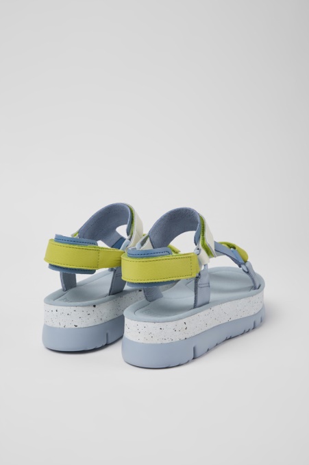 Camper De Design Oruga Up Mehrfarbige Ledersandalen Für Damen