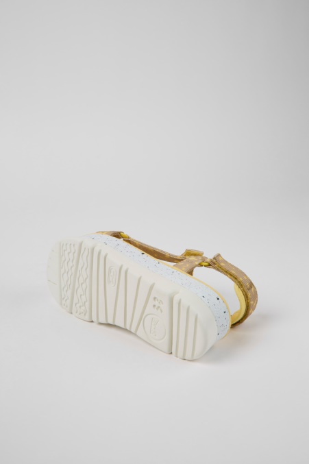 Camper De Oruga Up Mehrfarbige Textilsandalen Für Damen Neu Eingetroffen