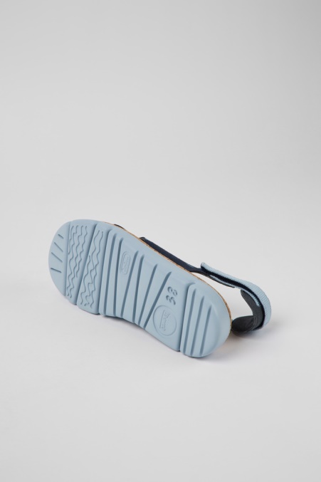 Design Oruga Mehrfarbige Nubuk- Und Textilsandalen Für Damen Camper De