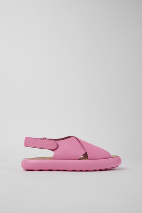 Design Pelotas Flota Rosa Ledersandalen Für Damen Camper De