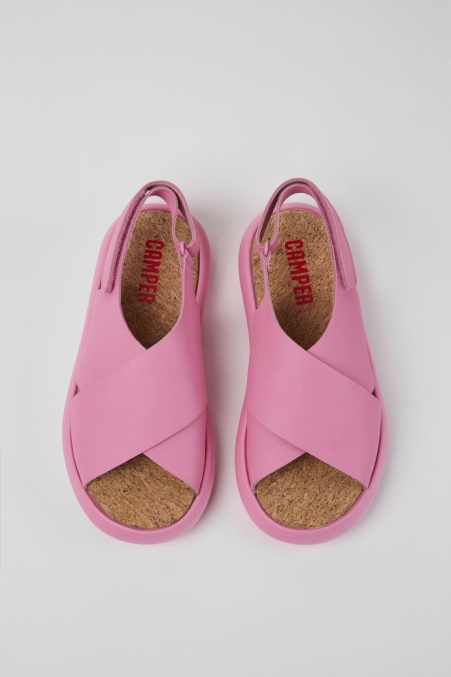 Design Pelotas Flota Rosa Ledersandalen Für Damen Camper De