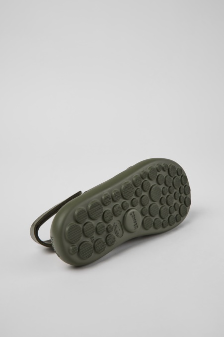 Camper De Pelotas Flota Grüne Ledersandalen Für Damen Neu Eingetroffen