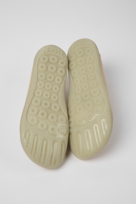 Camper De Design Peu Beige Lederschuhe Für Damen