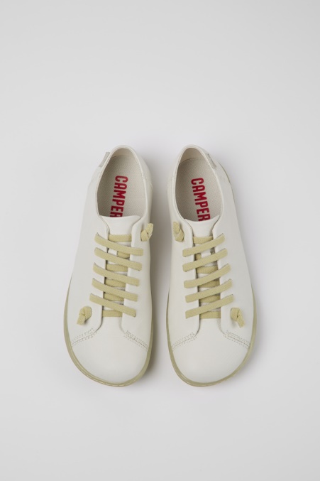 Peu Weiße Lederschuhe Für Damen Exklusiv Camper De