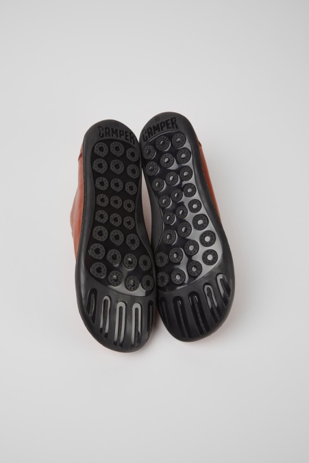 Design Peu Burgund Lederschuhe Damen Camper De