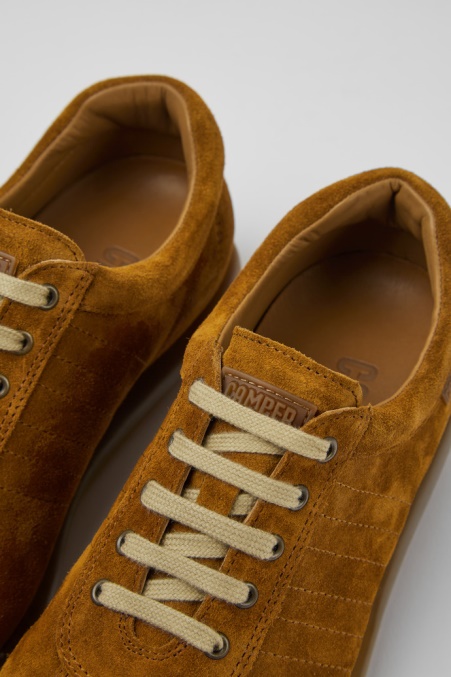 Pelotas Braune Nubuk-sneakers Für Damen Exklusiv Camper De