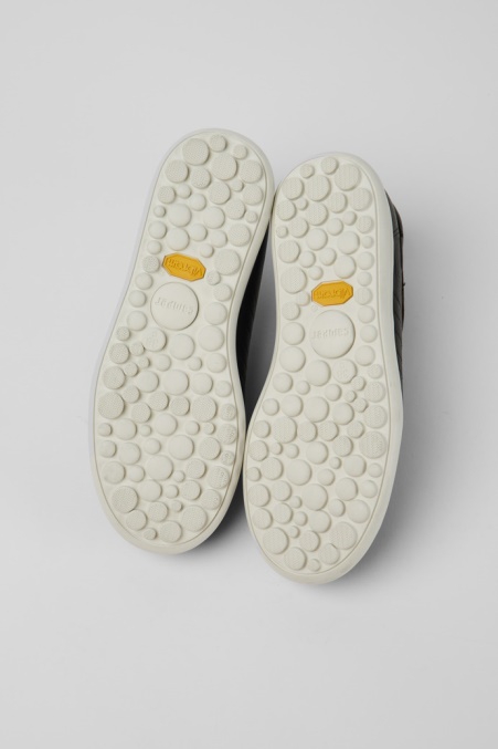 Camper De Pelotas Schützen Schwarze Ledersneaker Für Damen Neuankömmlinge