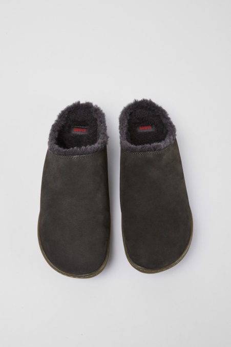 Camper De Peu Dunkelgraue Nubukschuhe Für Damen Neu Eingetroffen