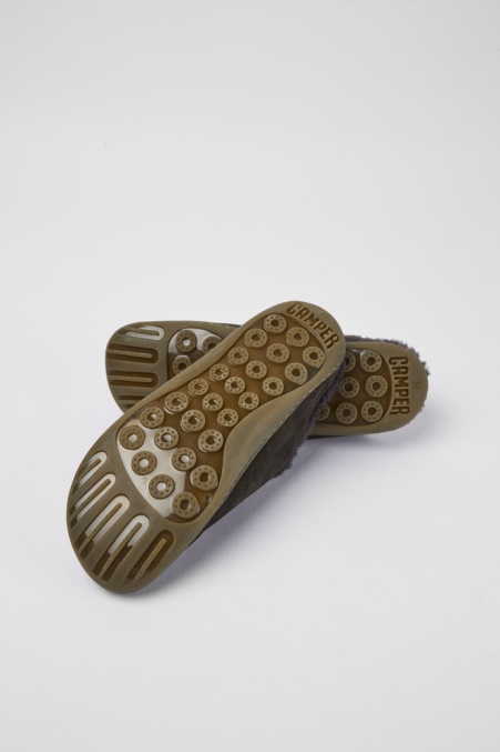 Camper De Peu Dunkelgraue Nubukschuhe Für Damen Neu Eingetroffen