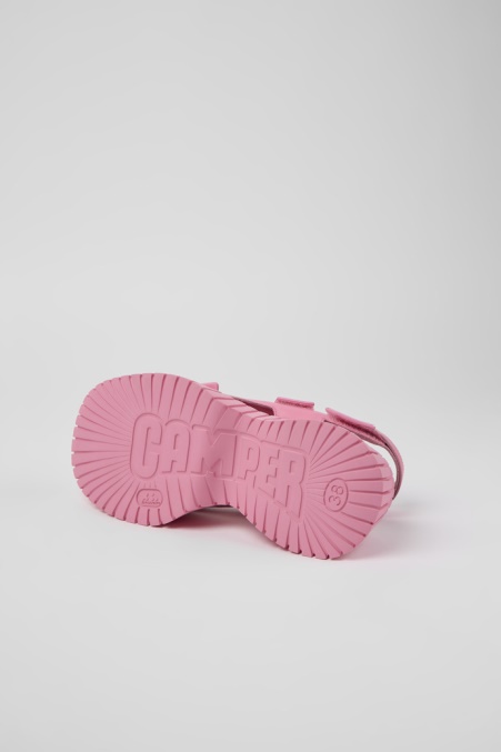 Exklusive Camper De Bcn Rosa Ledersandalen Für Damen
