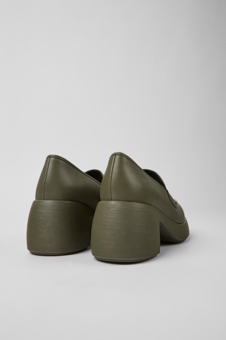 Camper De Thelma Grüne Lederschuhe Damen Neu Eingetroffen
