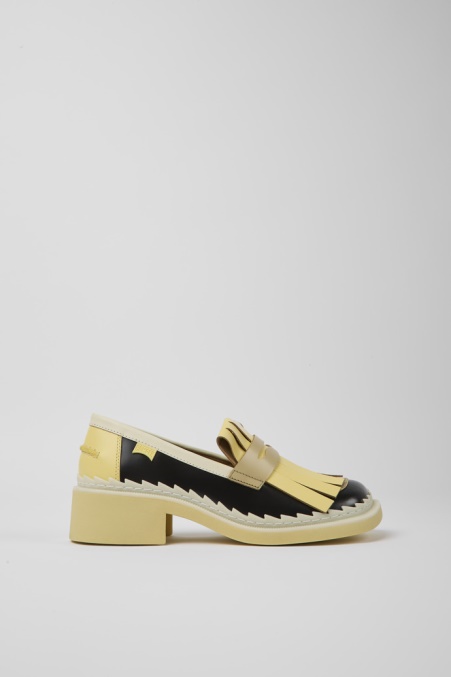 Design Twins Mehrfarbige Lederloafer Für Damen Camper De