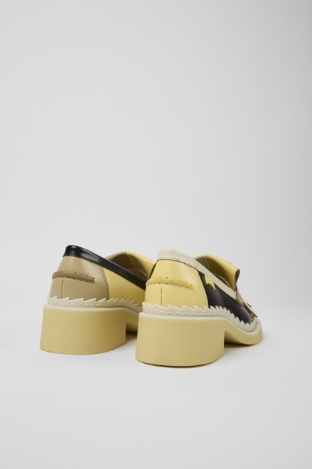 Design Twins Mehrfarbige Lederloafer Für Damen Camper De