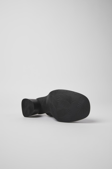 Kiara Schwarze Lederpantoletten Für Damen Camper De Neu Eingetroffen