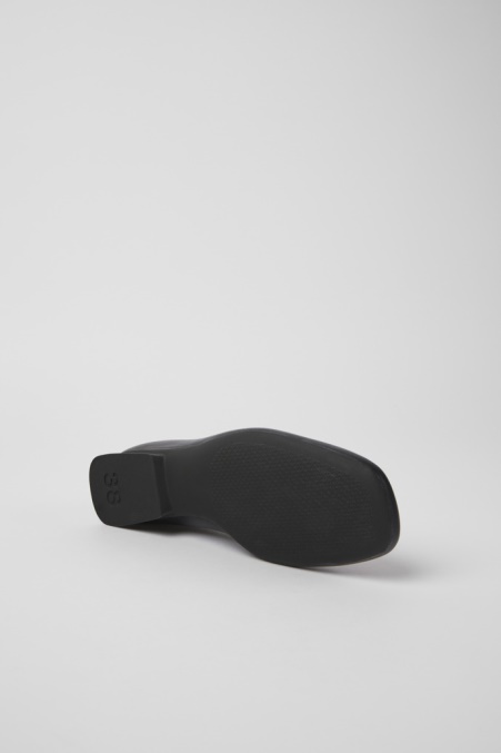 Design Casi Myra Schwarze Lederballerinas Für Damen Camper De