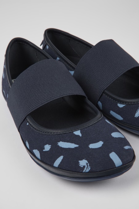 Design Right Mehrfarbige Ballerinas Aus Nubukleder Und Leder Für Damen Camper De
