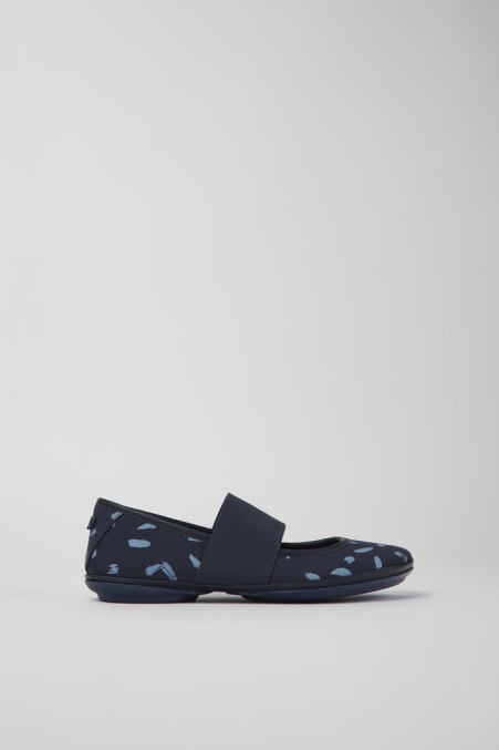 Design Right Mehrfarbige Ballerinas Aus Nubukleder Und Leder Für Damen Camper De