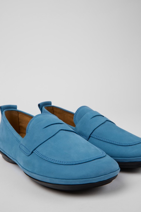 Design Rechts Blau Nubuk Schuhe Damen Camper De