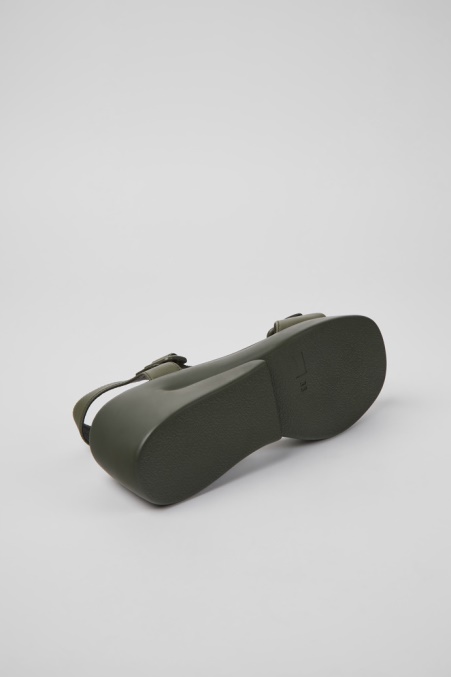 Kaah Grüne Ledersandalen Für Damen Camper De Neu Eingetroffen