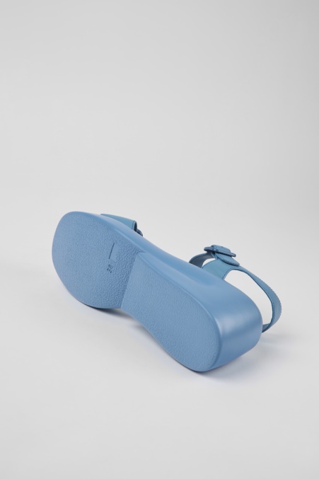 Kaah Blaue Ledersandalen Für Damen Exklusiv Camper De