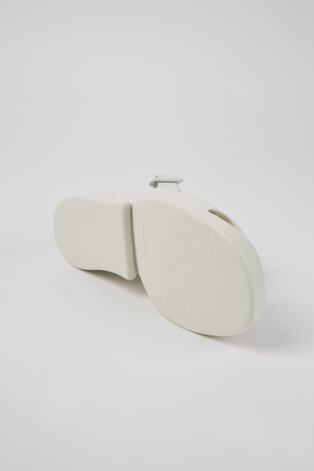 Kaah Weiße Ledersandalen Für Damen Camper De Neu Eingetroffen