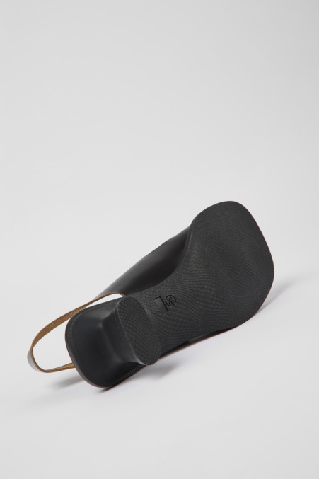 Dina Schwarze Ledersandalen Für Damen Camper De Neu Eingetroffen