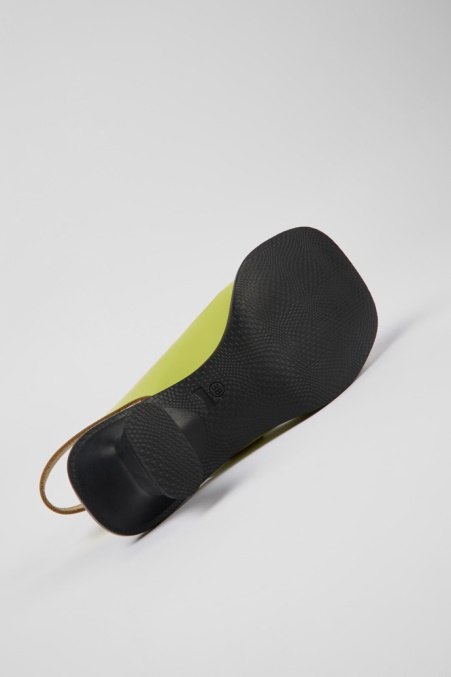 Design Dina Grüne Ledersandalen Für Damen Camper De