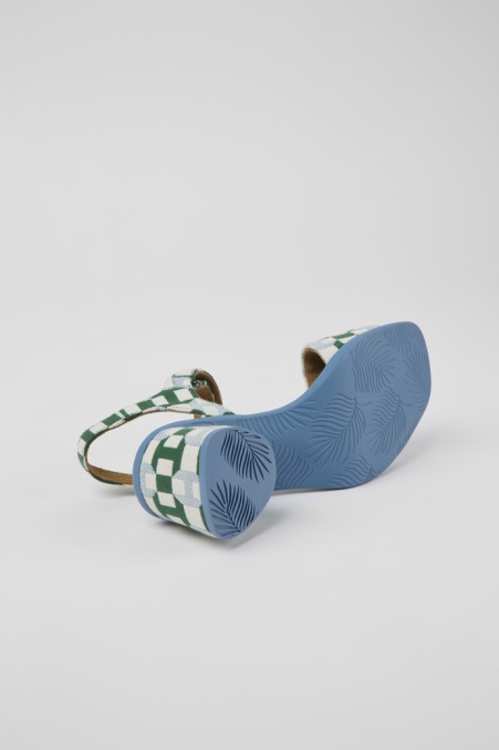 Exklusive Camper De Kiara Mehrfarbige Sandalen Aus Bio-baumwolle Für Damen