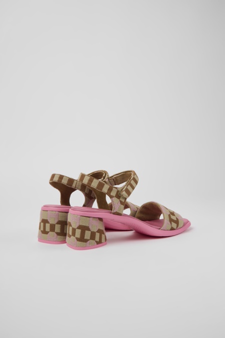 Camper De Design Kiara Mehrfarbige Sandalen Aus Bio-baumwolle Für Damen
