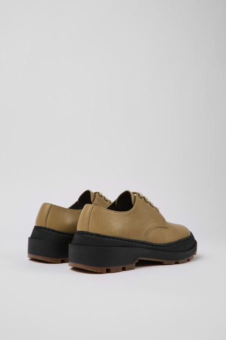 Exklusive Camper De Brutus Trek Michelin Beige Lederschuhe Für Damen