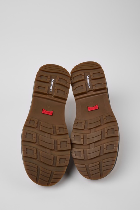 Exklusive Camper De Brutus Trek Michelin Beige Lederschuhe Für Damen