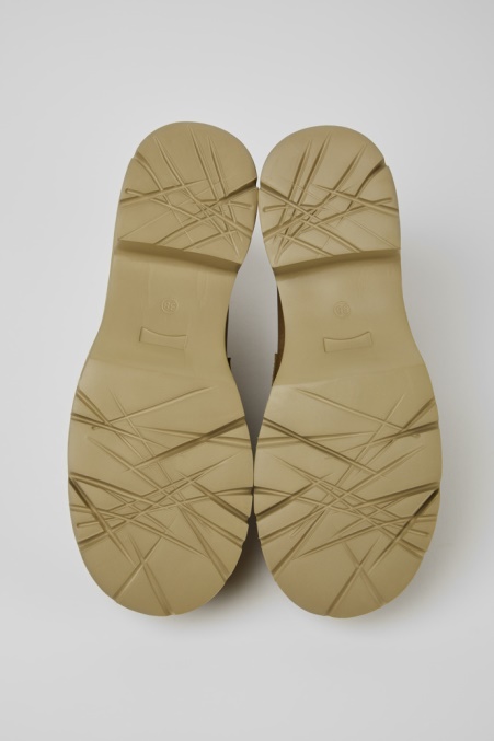 Milah Beige Leder Loafer Für Damen Exklusiv Camper De